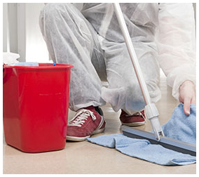 Man Cleaning Up Spill in Ohio, West Virginia, & Kentucky Man Cleaning Up Spill in Ohio, West Virginia, & Kentucky